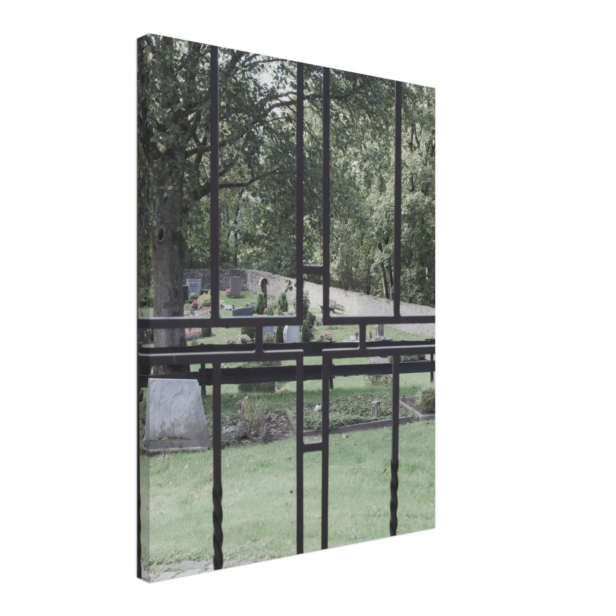 Cemetery Gate Near Schloss Burg With a Cross Photo Wall art b8c87161-e9bc-44e4-bf5b-ecdd2589a3d8