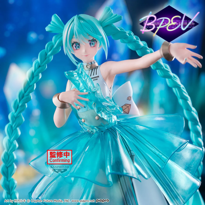 Hatsune Miku Banpresto Evolve Clearluxe Emerald Gem