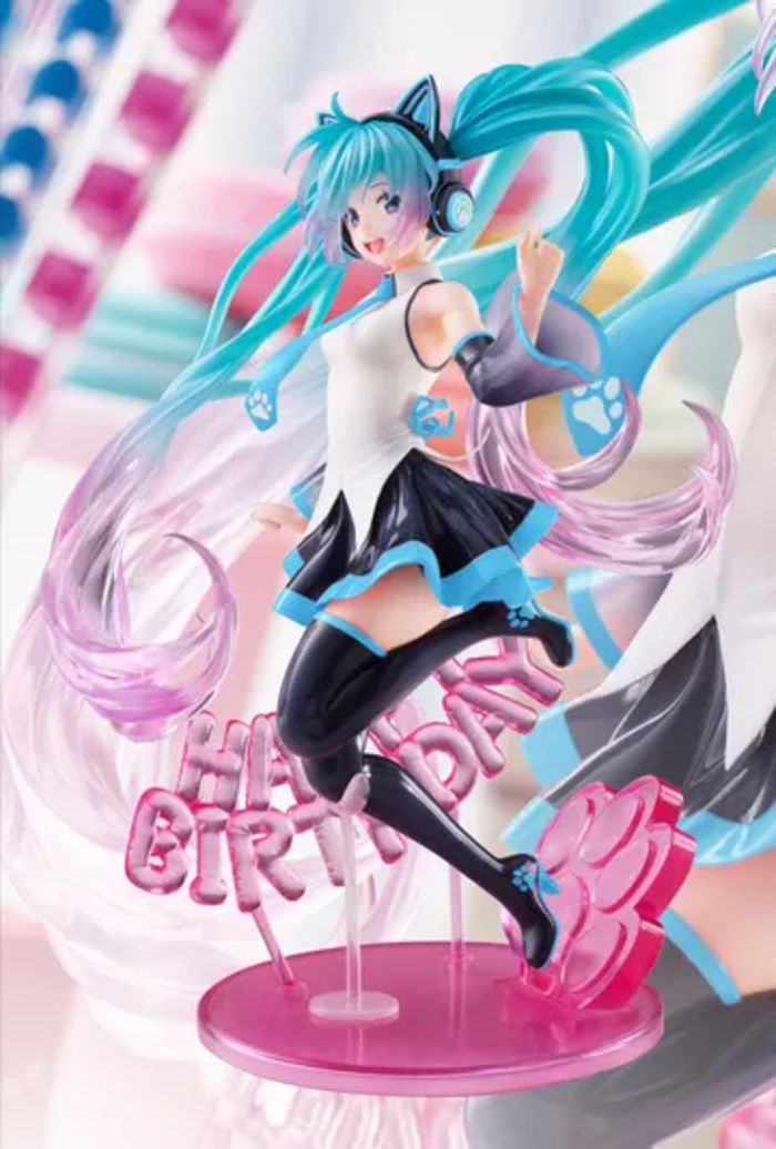Hatsune Miku Artist MasterPiece AMP Birthday 2021 Happy Cat Ver Taito Online Crane Limited