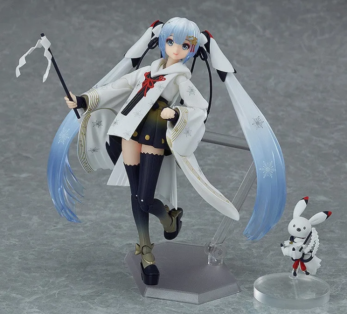 Figma #EX-045 Hatsune Miku Rabbit Yukine - Snow Miku 2018 Crane Priestess Ver