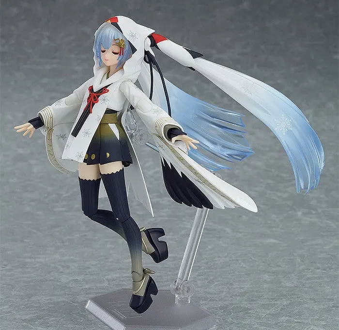 Figma #EX-045 Hatsune Miku Rabbit Yukine - Snow Miku 2018 Crane Priestess Ver