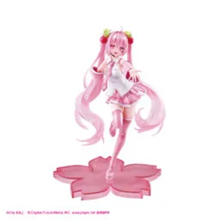 Taito Kuji Honpo Sakura Miku 2nd Season (W Happy Award) Hatsune Miku Sakura Osumashi Pearl Ver