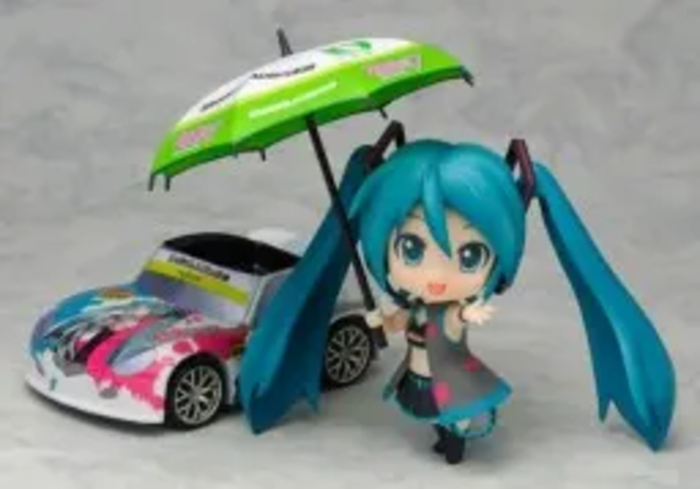 Nendoroid 075 Hatsune Miku Racing Queen White Ver