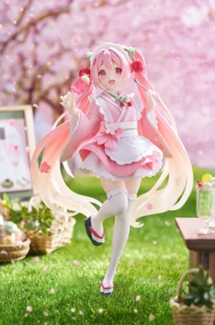 Hatsune Miku Coreful Figure Sakura Wafuu Kissa Ver