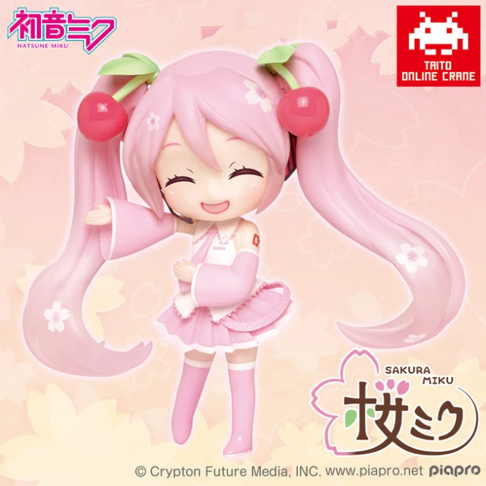 Hatsune Miku Doll Crystal Sakura Smile Ver Taito Online Crane Limited