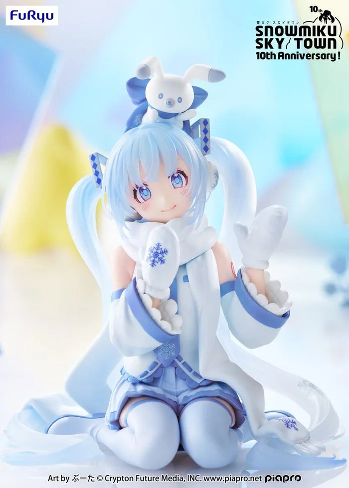 Hatsune Miku - Rabbit Yukine - Noodle Stopper Figure - Snow Miku Sky Town Ver
