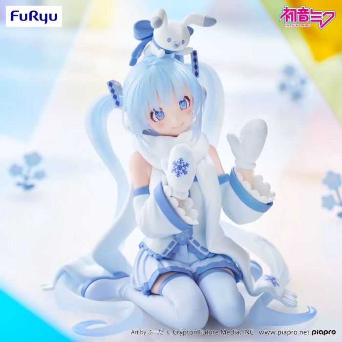 Hatsune Miku - Rabbit Yukine - Noodle Stopper Figure - Snow Miku Sky Town Ver