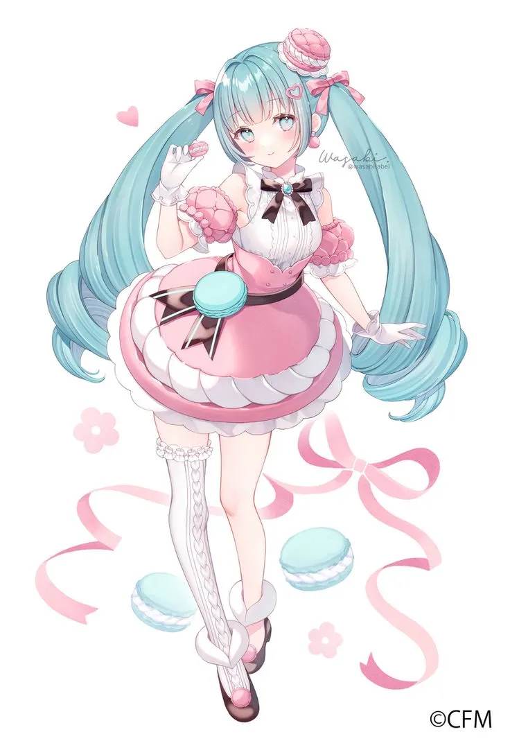 Hatsune Miku Macaron 模型