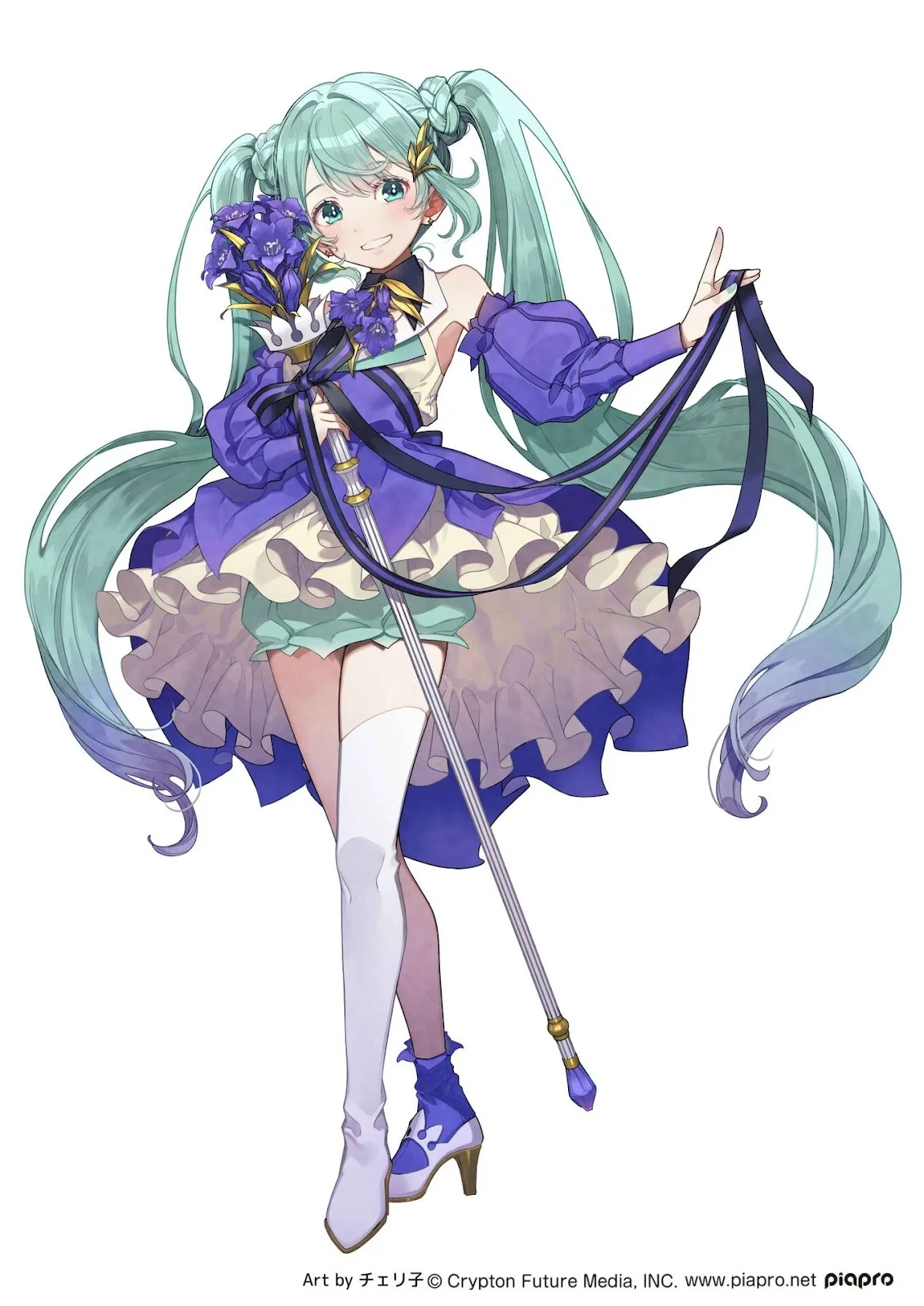 初音ミク　2024 Birthday AMP Flower ver. フィギュア 初音ミク Birthday2024 AMP＋ フィギュア～Flower ver.～（タイクレ