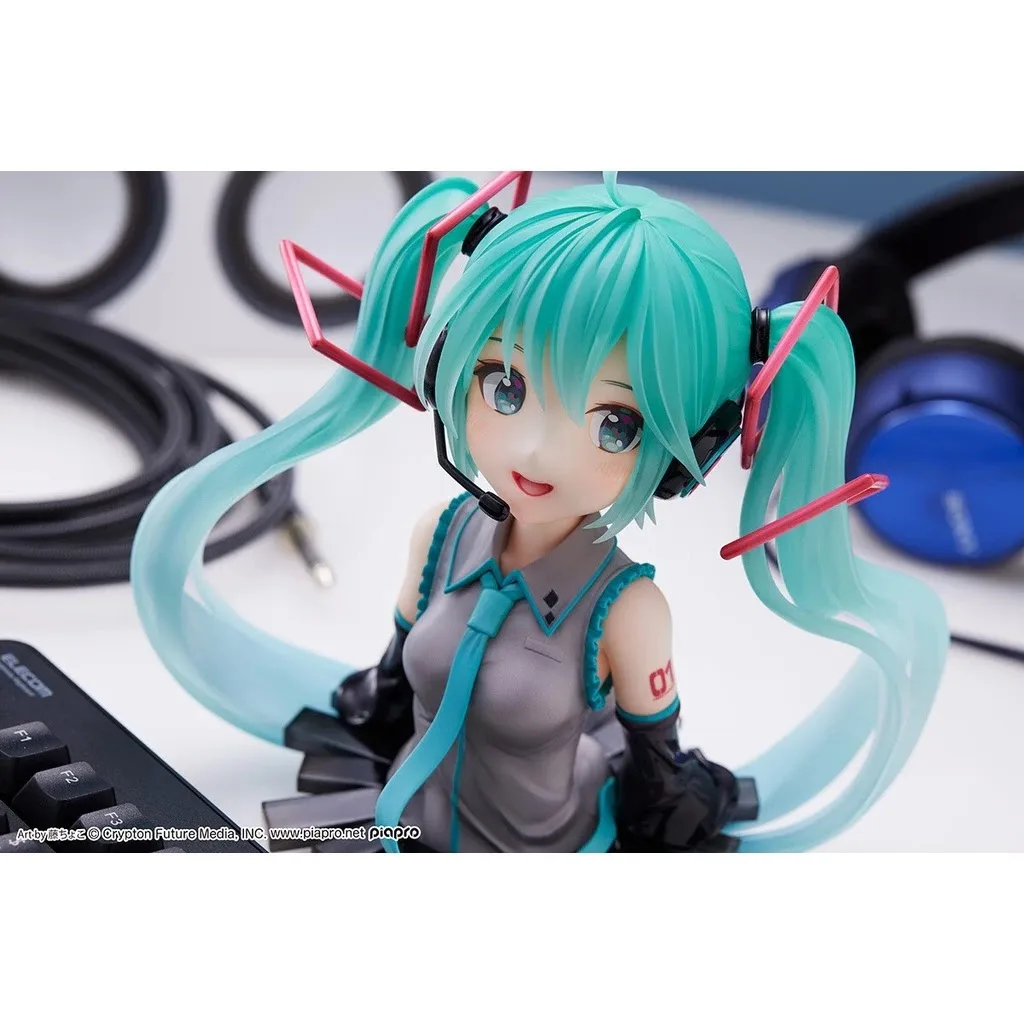 Hatsune Miku Bust - Taito Kuji Hatsune Miku 39 no Hi Kinen Kuji (Last Happy Prize) - Gray Color Ver