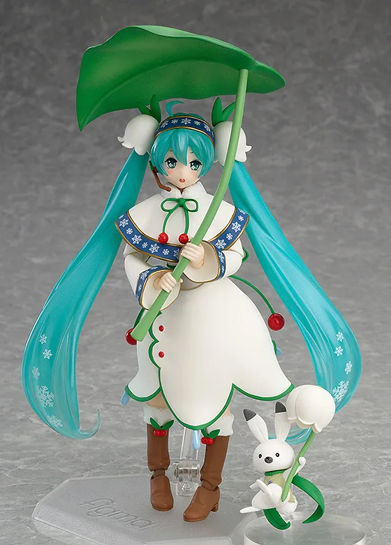 figma EX-024 雪ミク  Bell ver. Figma #EX-024 Hatsune Miku Rabbit Yukine Snow Miku 2015 Snow Bell Ver