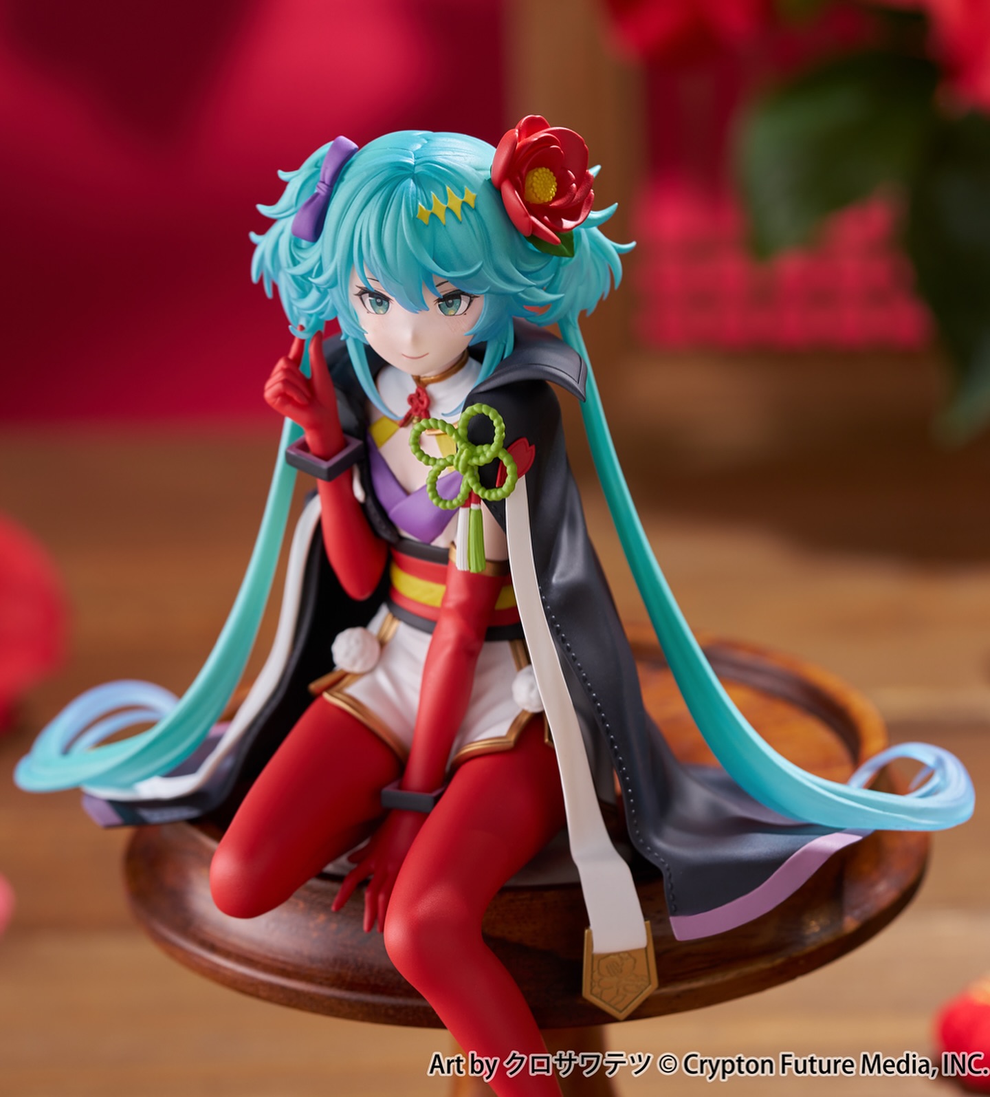 Hatsune Miku - Flower Fairy - Noodle Stopper Figure - Camellia by FuRyu - Image 2