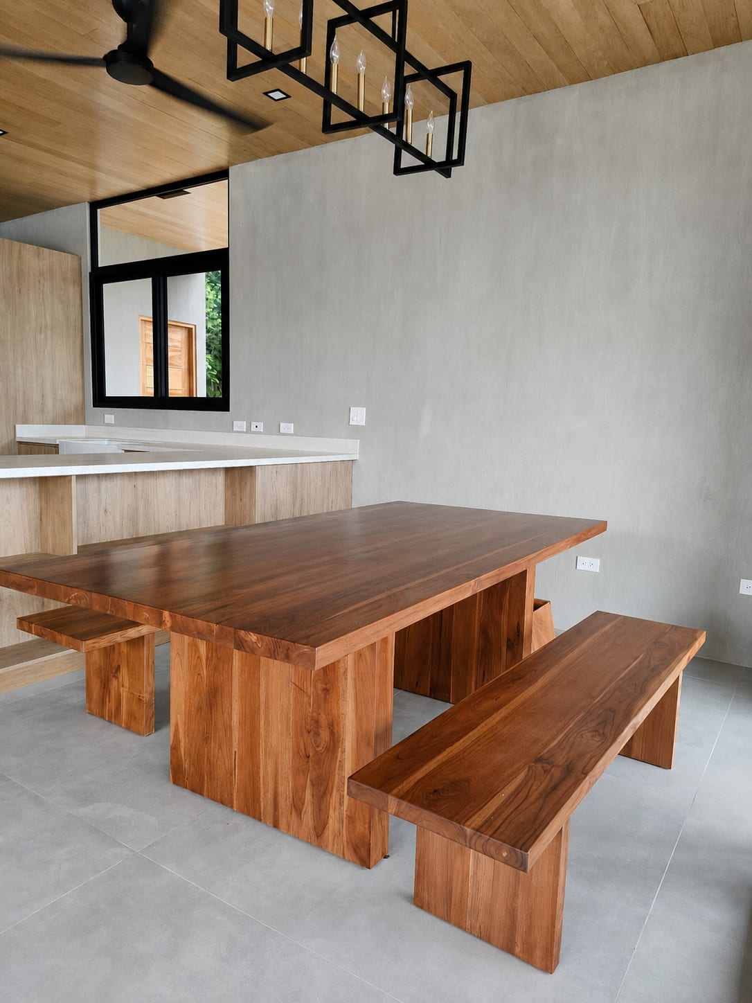 Kitchen, island and dining room - El Torito House (7)