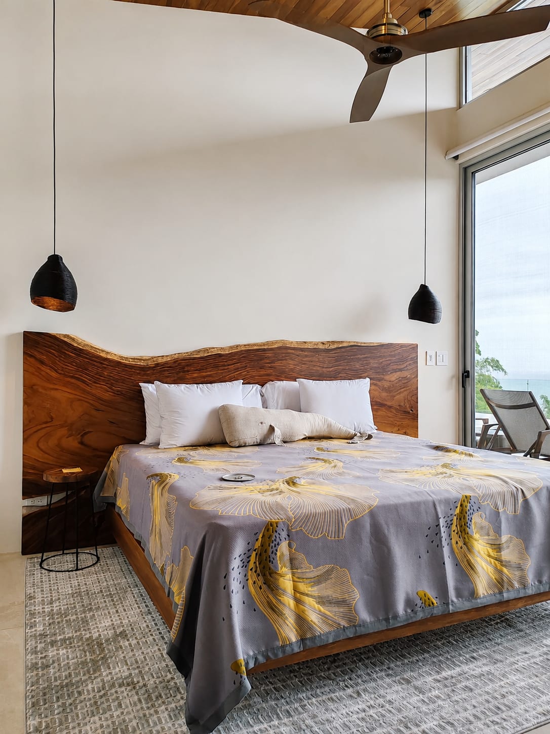 Bedrooms with wood feature walls and headboards - Sattva House (3)