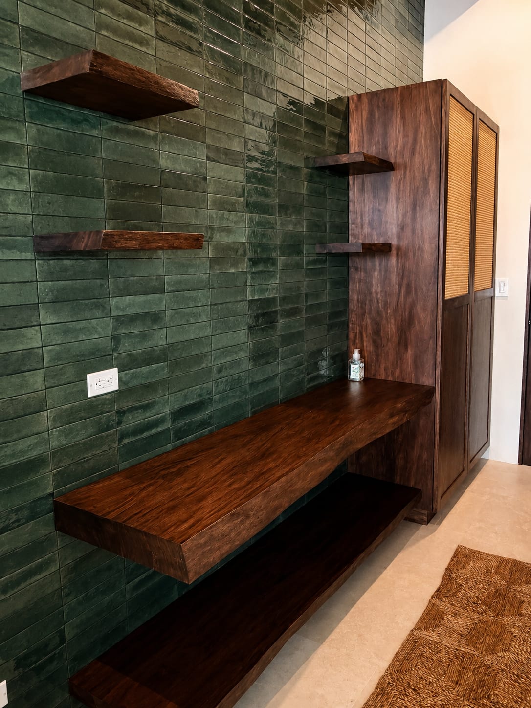 Carved doors, hallways and entryway - Ocean of Wisdom House (7)