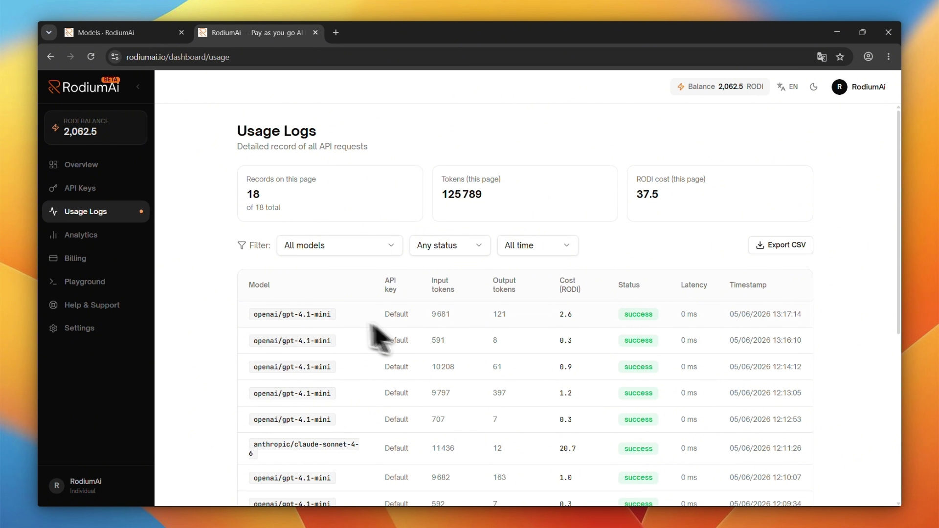 OpenCode — Formulaire Custom provider entièrement rempli avec clé API, deux modèles et le bouton Save