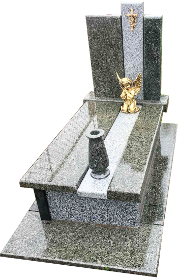 Дитячий пам'ятник європейського зразка із закритим квітником 700*1200