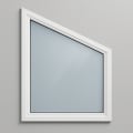 Trapezoid window shade