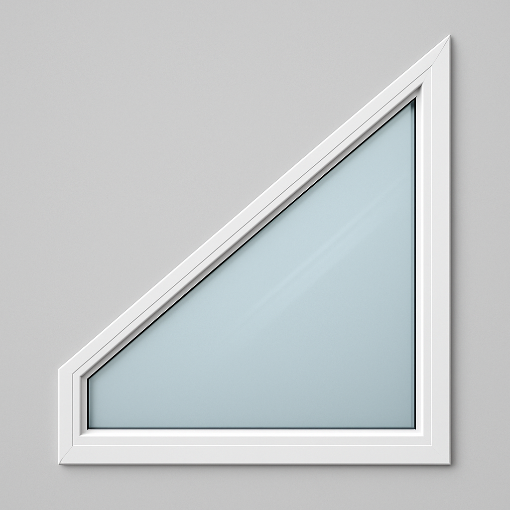 Right Triangle Left Window Shade