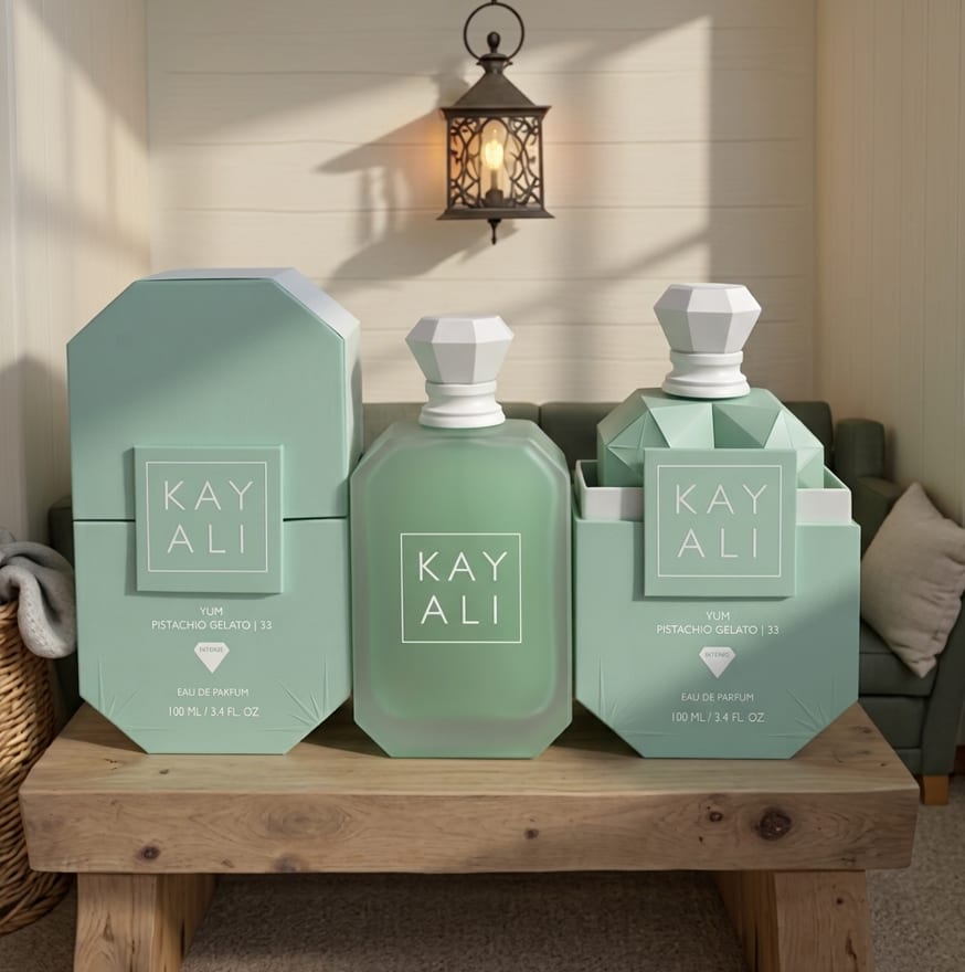 Kayali Yum Pistachio Gelato 33 Eau de Parfum 100ml – Sweet Gourmand Perfume for Women