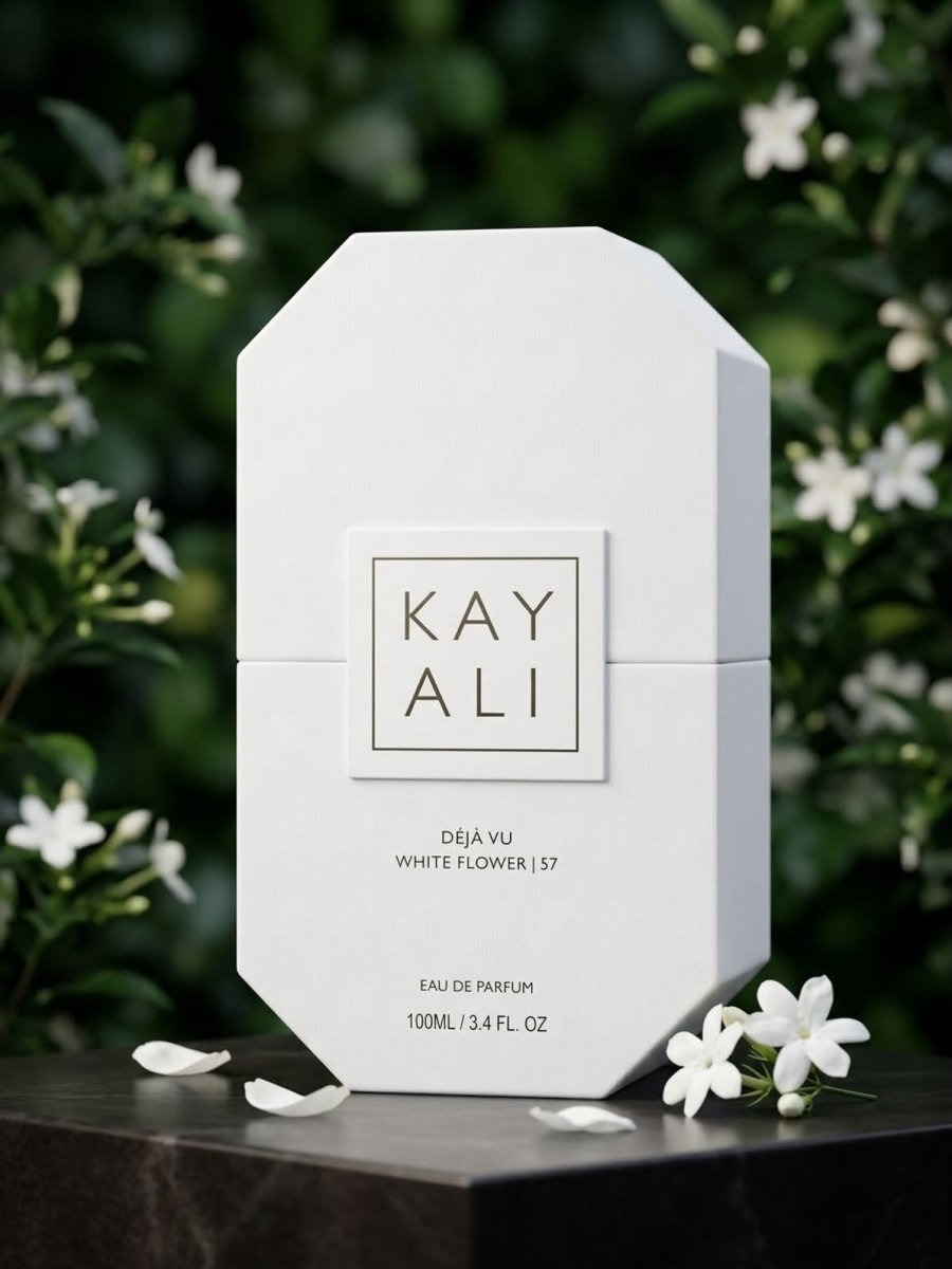 Kayali Déjà Vu White Flower 57 Eau de Parfum 100ml – Luxury Floral Perfume for Women