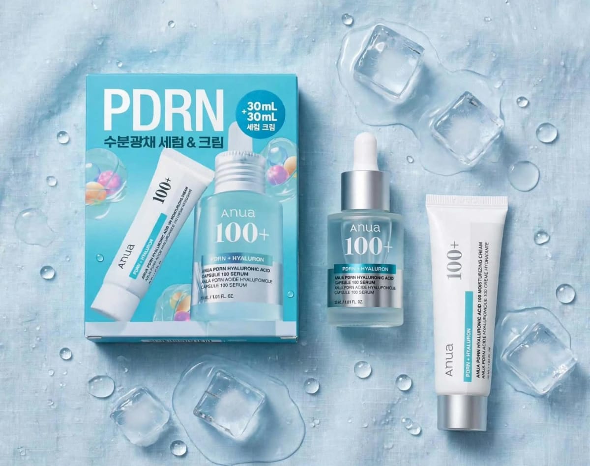 Anua PDRN 100+ Serum & Cream Duo Set