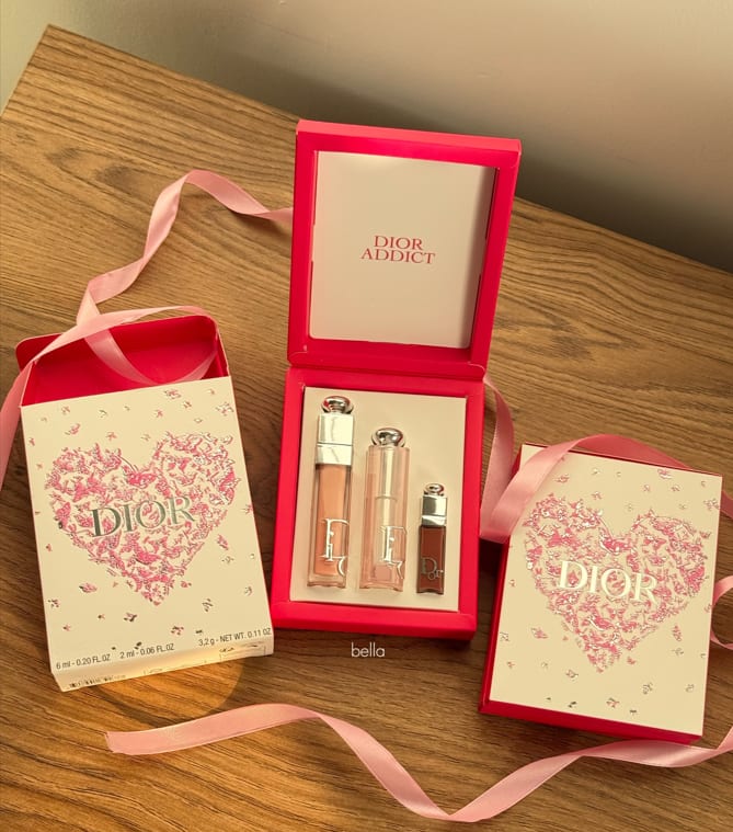Dior Addict Lip Essentials 3-Piece Set – Lip Glow & Lip Maximizer 001 Pink