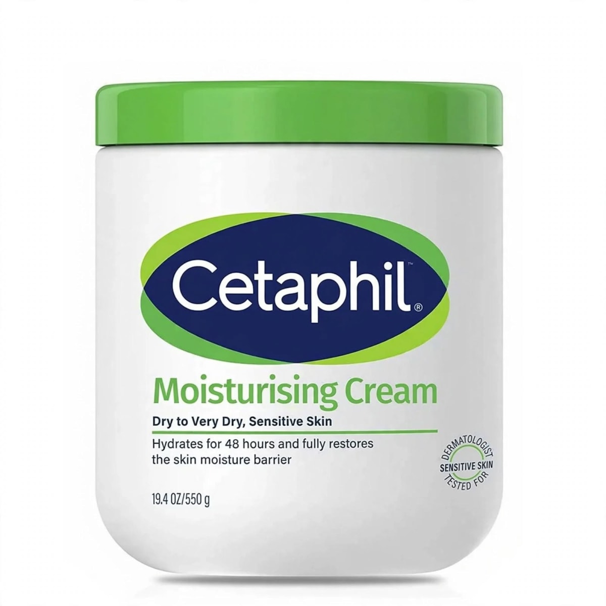 Cetaphil Moisturizing Cream for Dry to Very Dry Sensitive Skin 550g