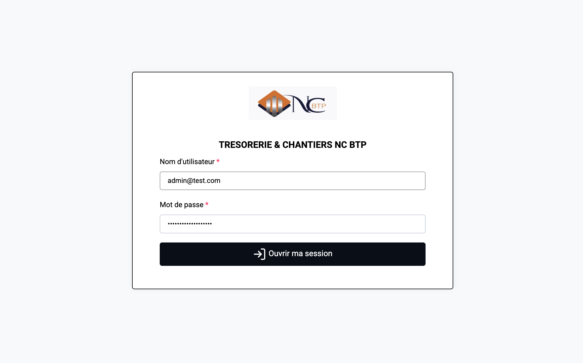 Logiciel de gestion de Chantier & Trésorerie - NC BTP
