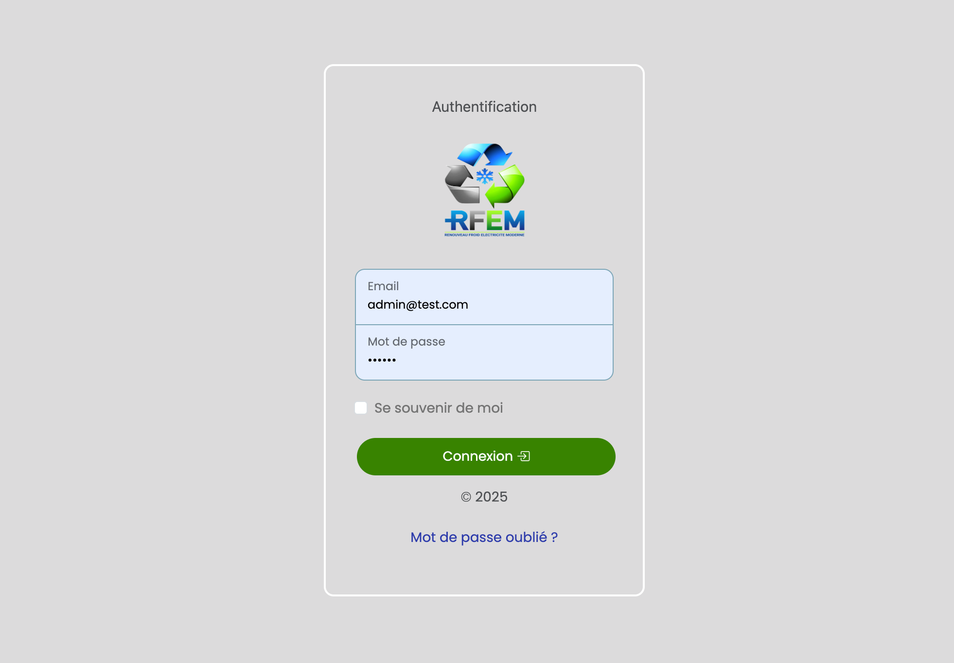 Logiciel de gestion Auto + Site web - RFEM CLIMAUTO