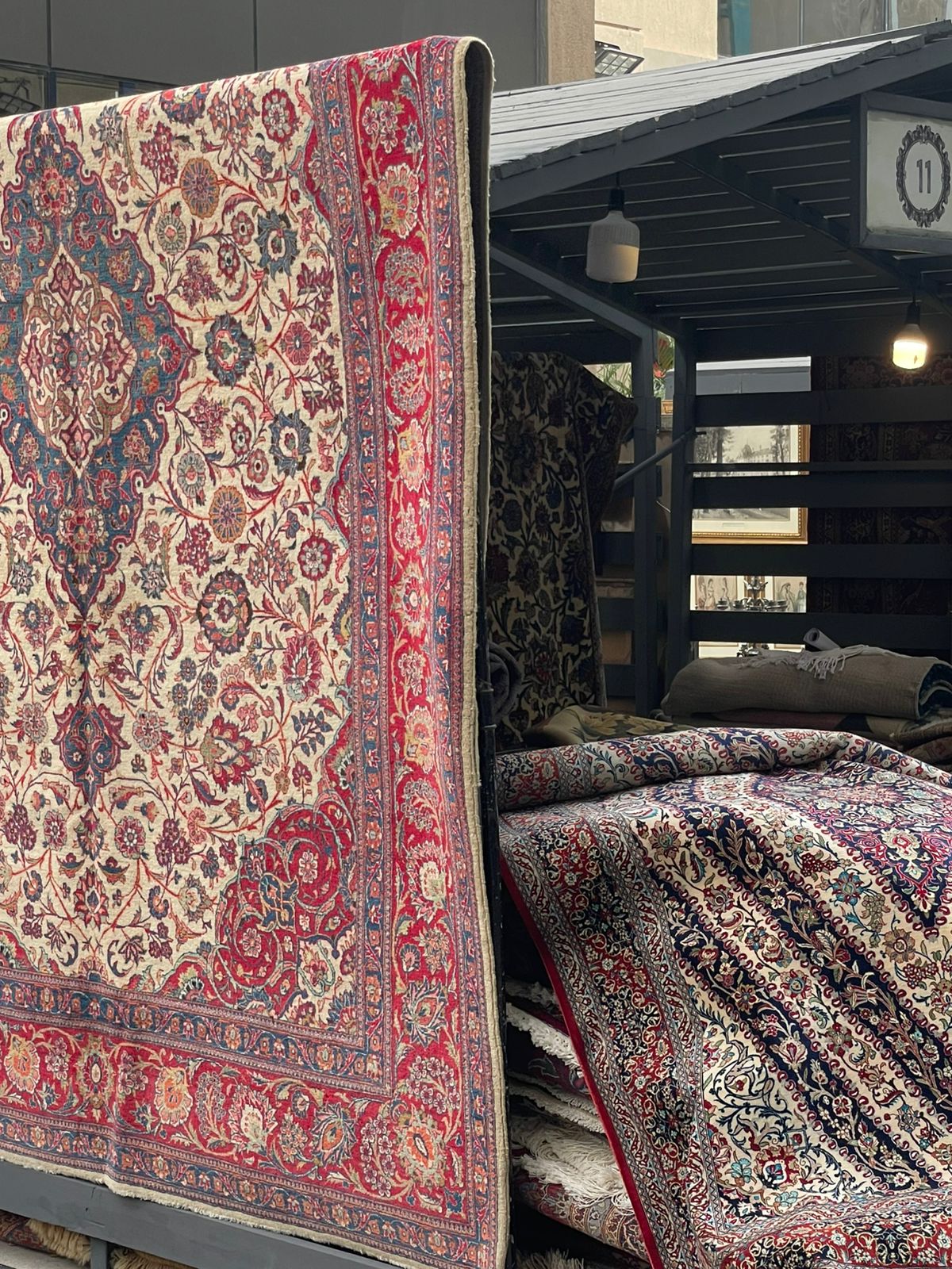 Kerman old Iranian carpet