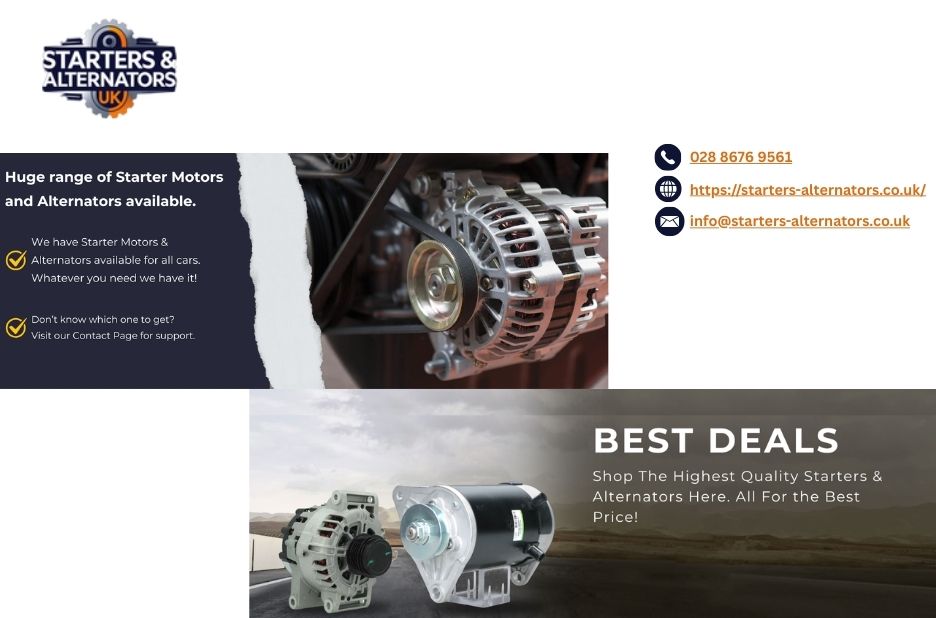 Cheap Starter Motors Online | Starters-alternators.co.uk