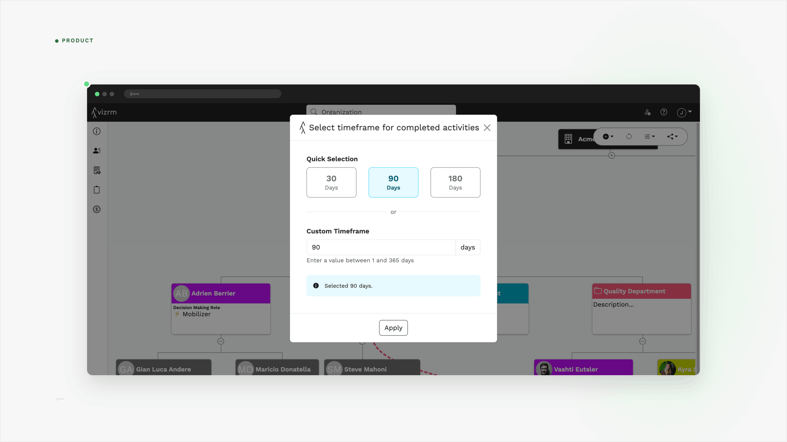 vizrm release — December 2025: Done Activities Quick View