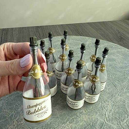 Sampano buteliukai burbulams