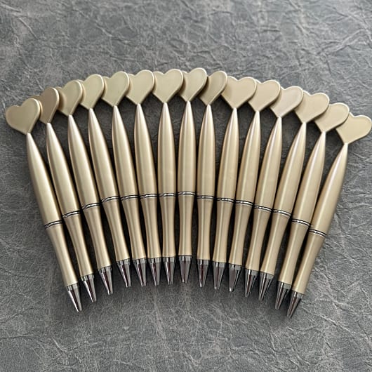 Aukso spalvos tusinukai su sirdele