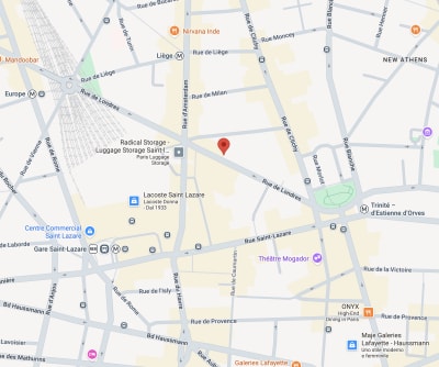 Localisation Nativo - 26-28 rue de Londres 75009 Paris