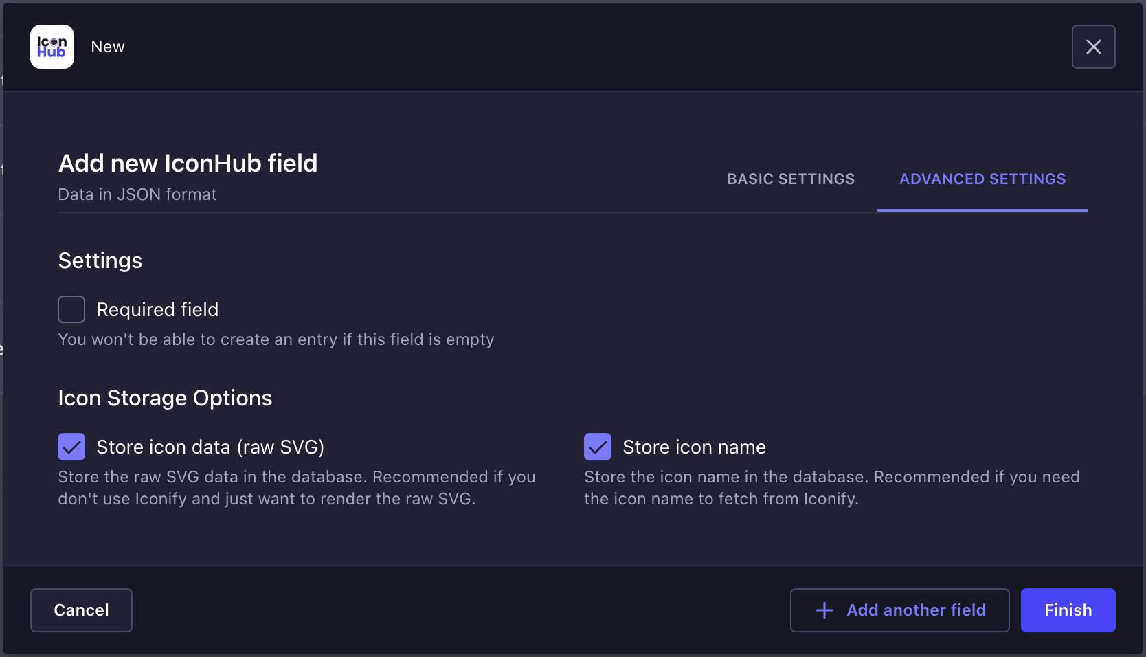 Configure storage preferences