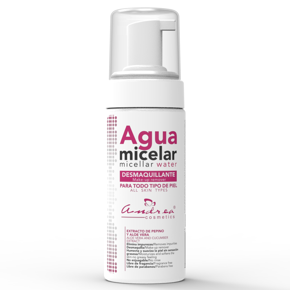Agua Micelar Espumero ANDREA COSMETICS 150ML x 1  