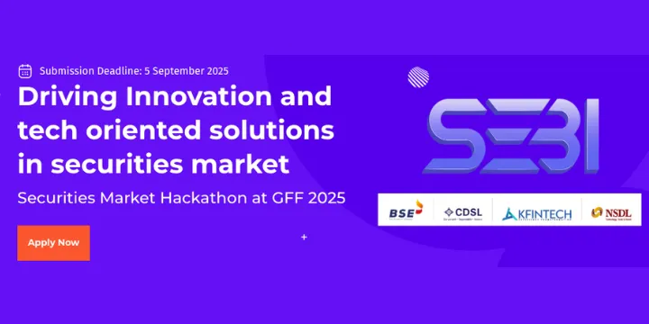 Securities Market Hackathon at GFF 2025 poster