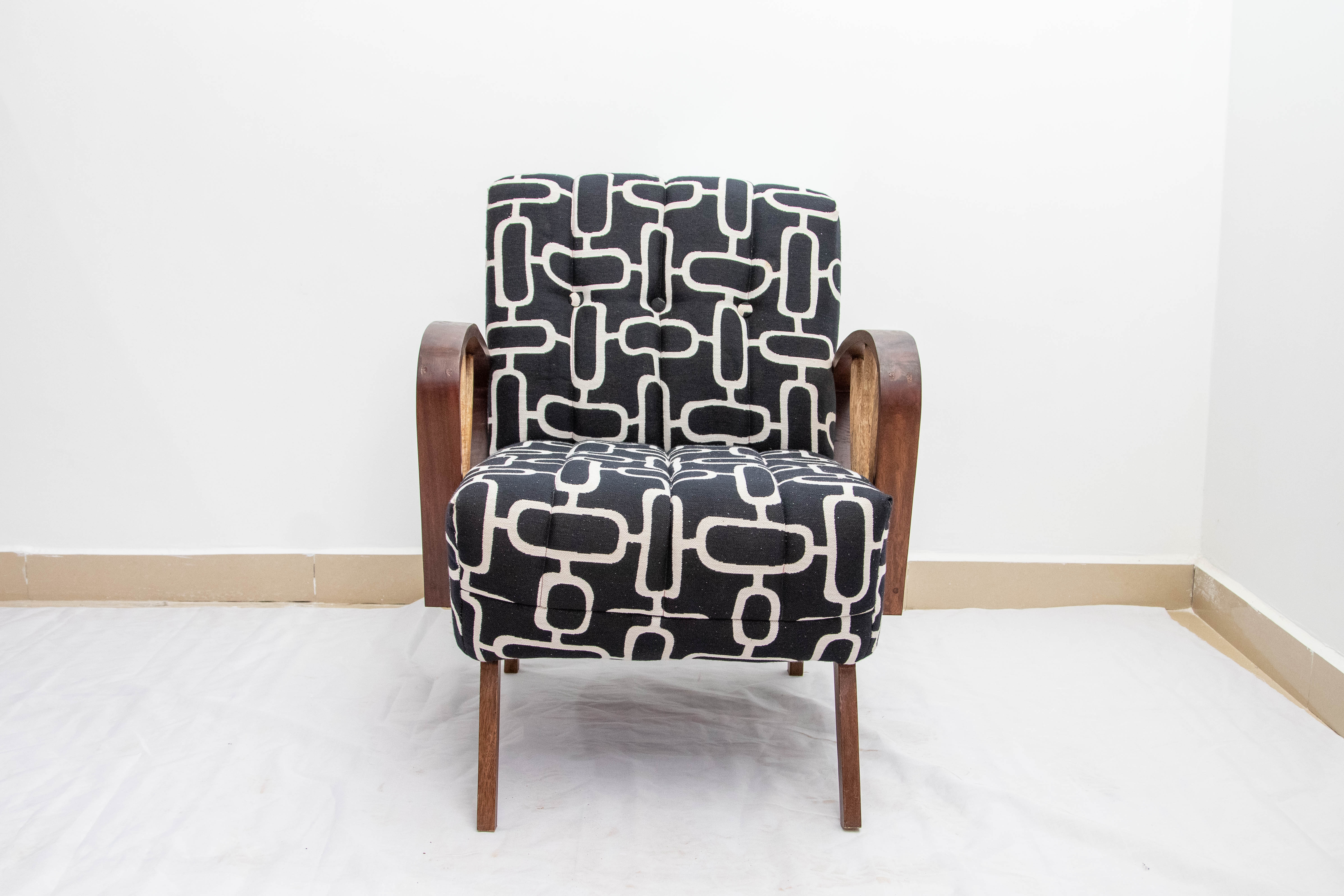 Black & White Armchair