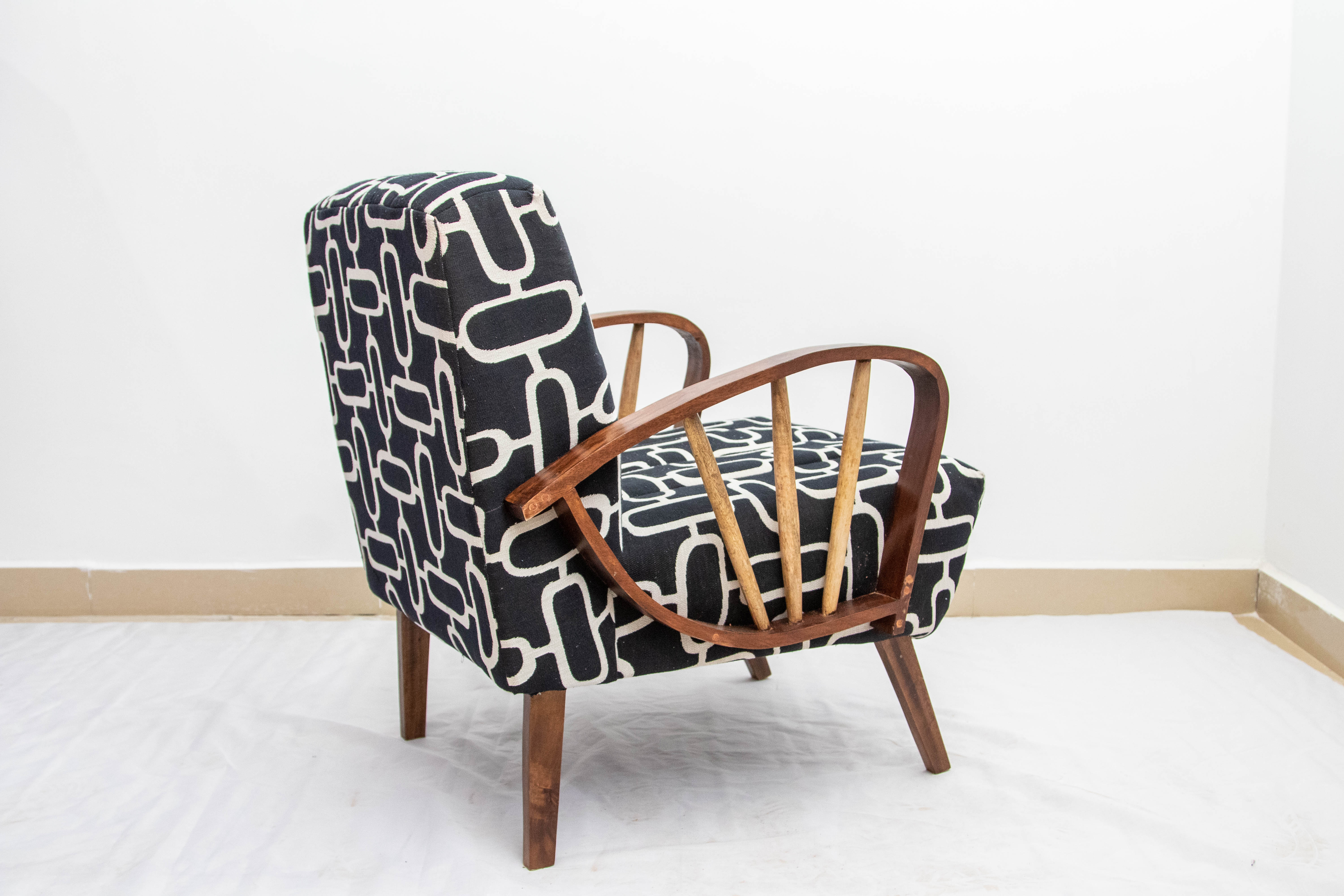 Black & White Armchair