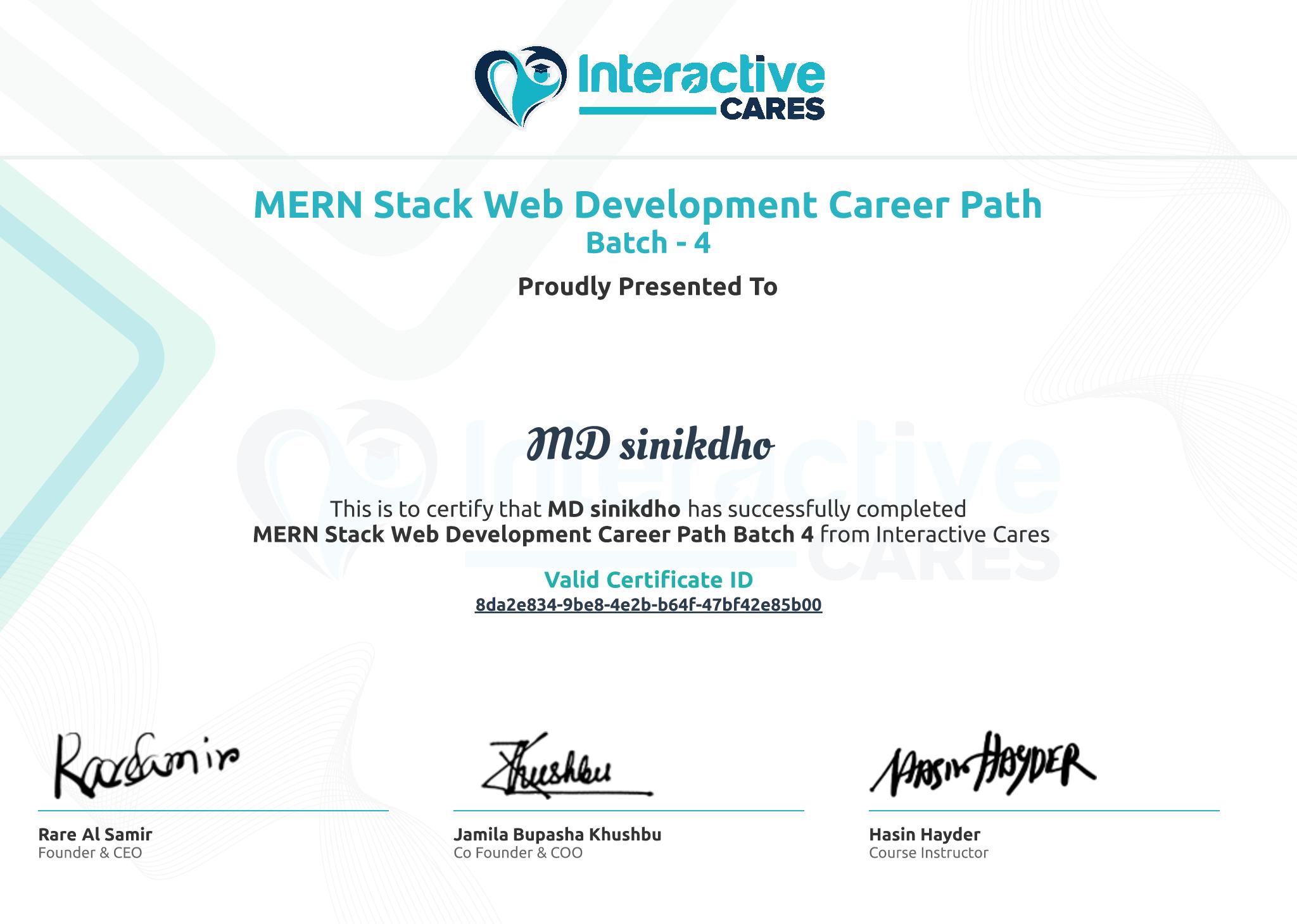 MERN Stack Web Development
