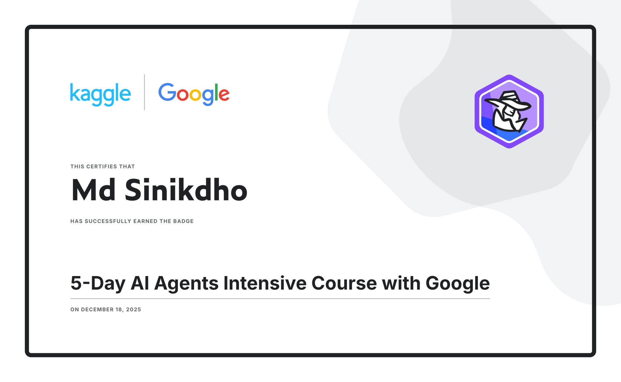 5-Day AI Agents Intensive Course