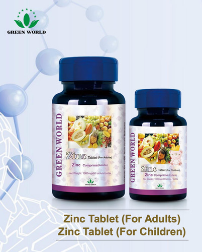 Zinc Tablet (For Adults/Children)