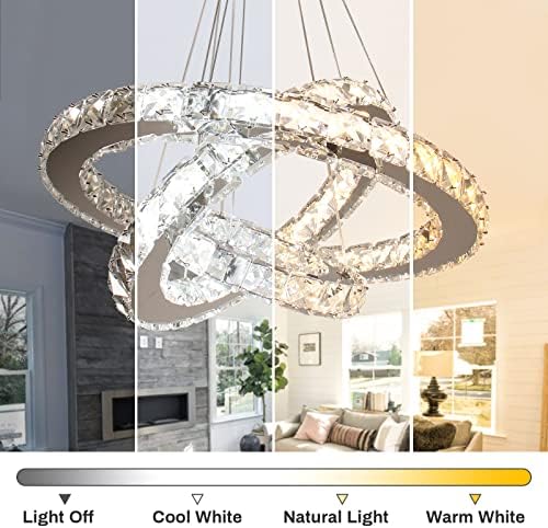 Vue 5 de Cainjiazh Lustre Led Lustre