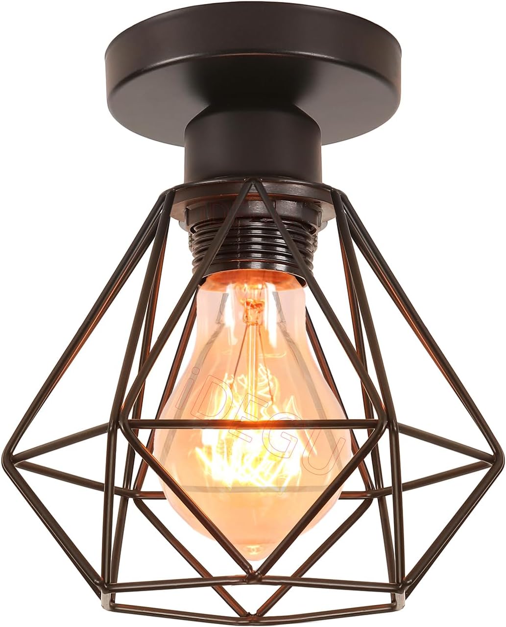Idegu Lustre Plafonnier Industriel