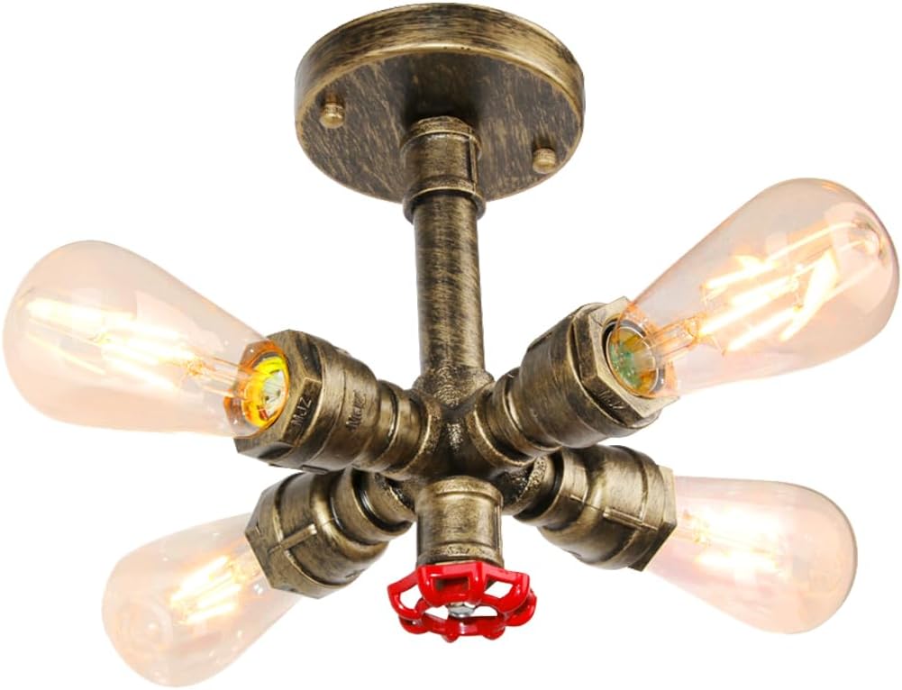 Idegu Plafonnier Industriel Lampe