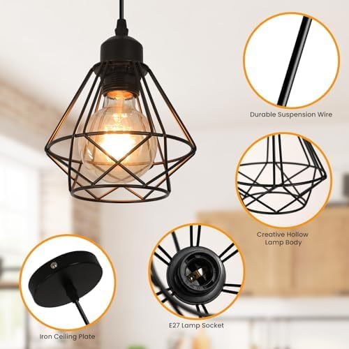 Vue 3 de Comely Industriel Suspension Luminaire