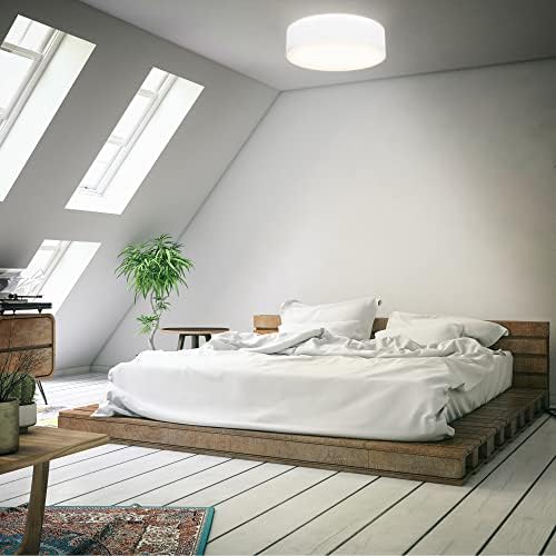 Vue 3 de Bklicht Plafonnier Avec Abatjour