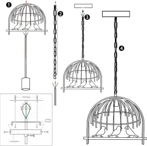 Vue 3 de Ledsone Suspension Industrielle Suspendue